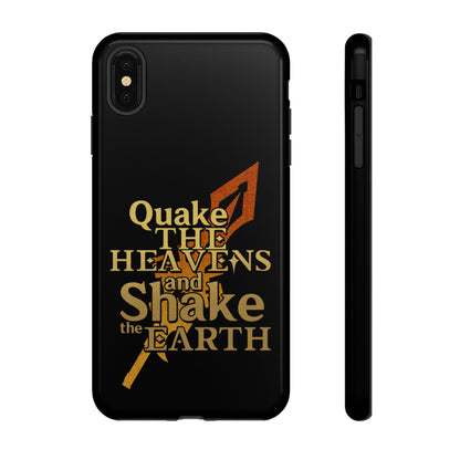 Keith Silverstein - Quake the Heavens... Quote - Cell Phone Case