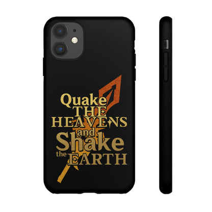 Keith Silverstein - Quake the Heavens... Quote - Cell Phone Case