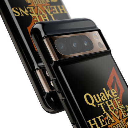 Keith Silverstein - Quake the Heavens... Quote - Cell Phone Case