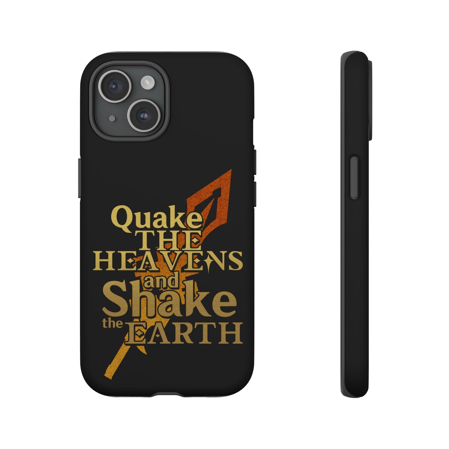 Keith Silverstein - Quake the Heavens... Quote - Cell Phone Case