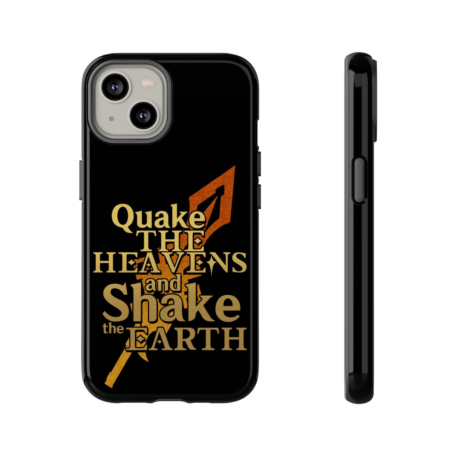 Keith Silverstein - Quake the Heavens... Quote - Cell Phone Case