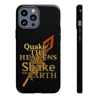 Keith Silverstein - Quake the Heavens... Quote - Cell Phone Case