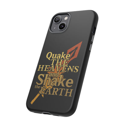 Keith Silverstein - Quake the Heavens... Quote - Cell Phone Case