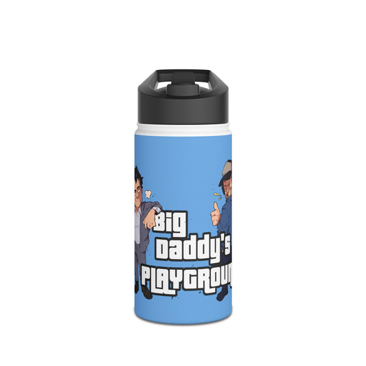 Ned Luke - Big Daddy's Playground (Logo A) Stainless Steel Water Bottle