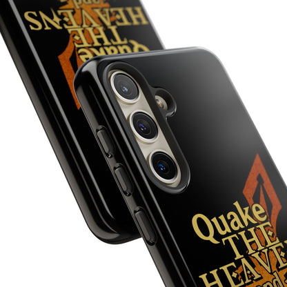 Keith Silverstein - Quake the Heavens... Quote - Cell Phone Case