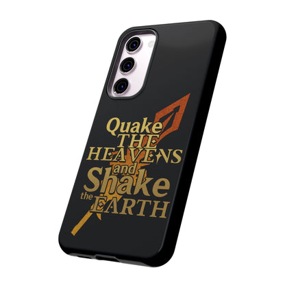 Keith Silverstein - Quake the Heavens... Quote - Cell Phone Case