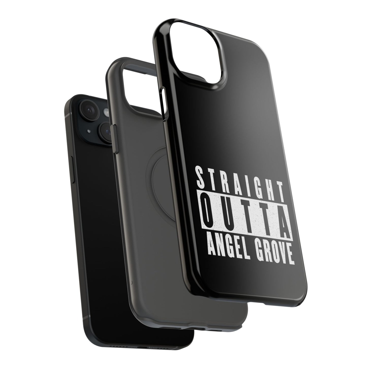 Walter Jones - Straight Outta Angel Grove - Black - Impact-Resistant Case