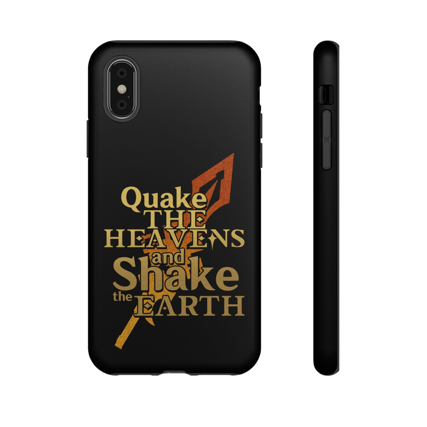 Keith Silverstein - Quake the Heavens... Quote - Cell Phone Case