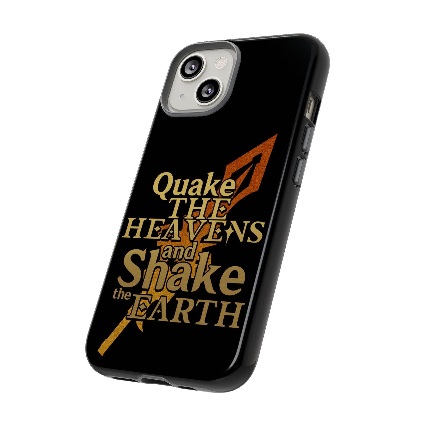 Keith Silverstein - Quake the Heavens... Quote - Cell Phone Case