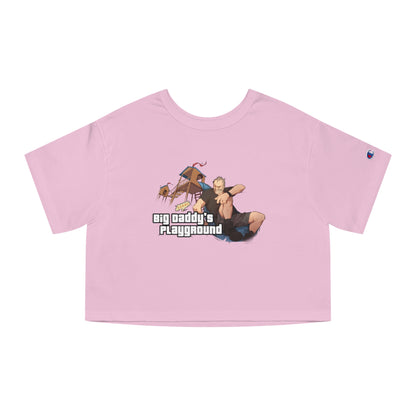 Ned Luke - Big Daddy's Playground (Logo C) - Women's Cropped T-shirt