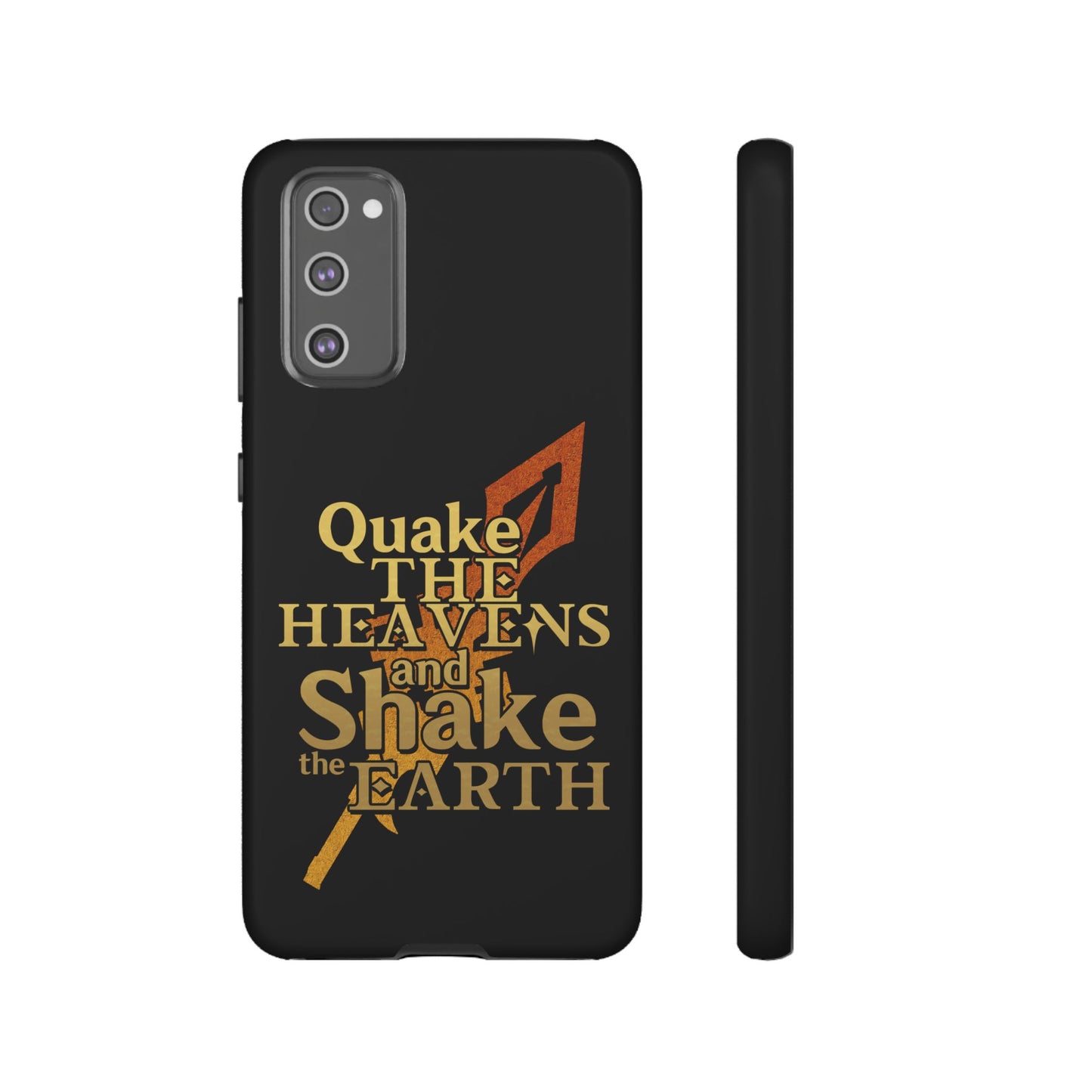 Keith Silverstein - Quake the Heavens... Quote - Cell Phone Case