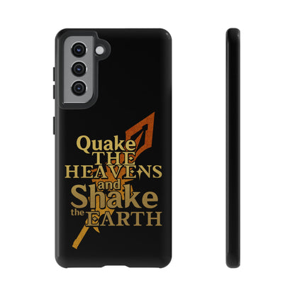 Keith Silverstein - Quake the Heavens... Quote - Cell Phone Case