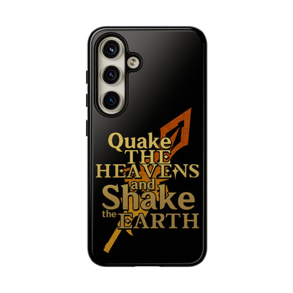 Keith Silverstein - Quake the Heavens... Quote - Cell Phone Case