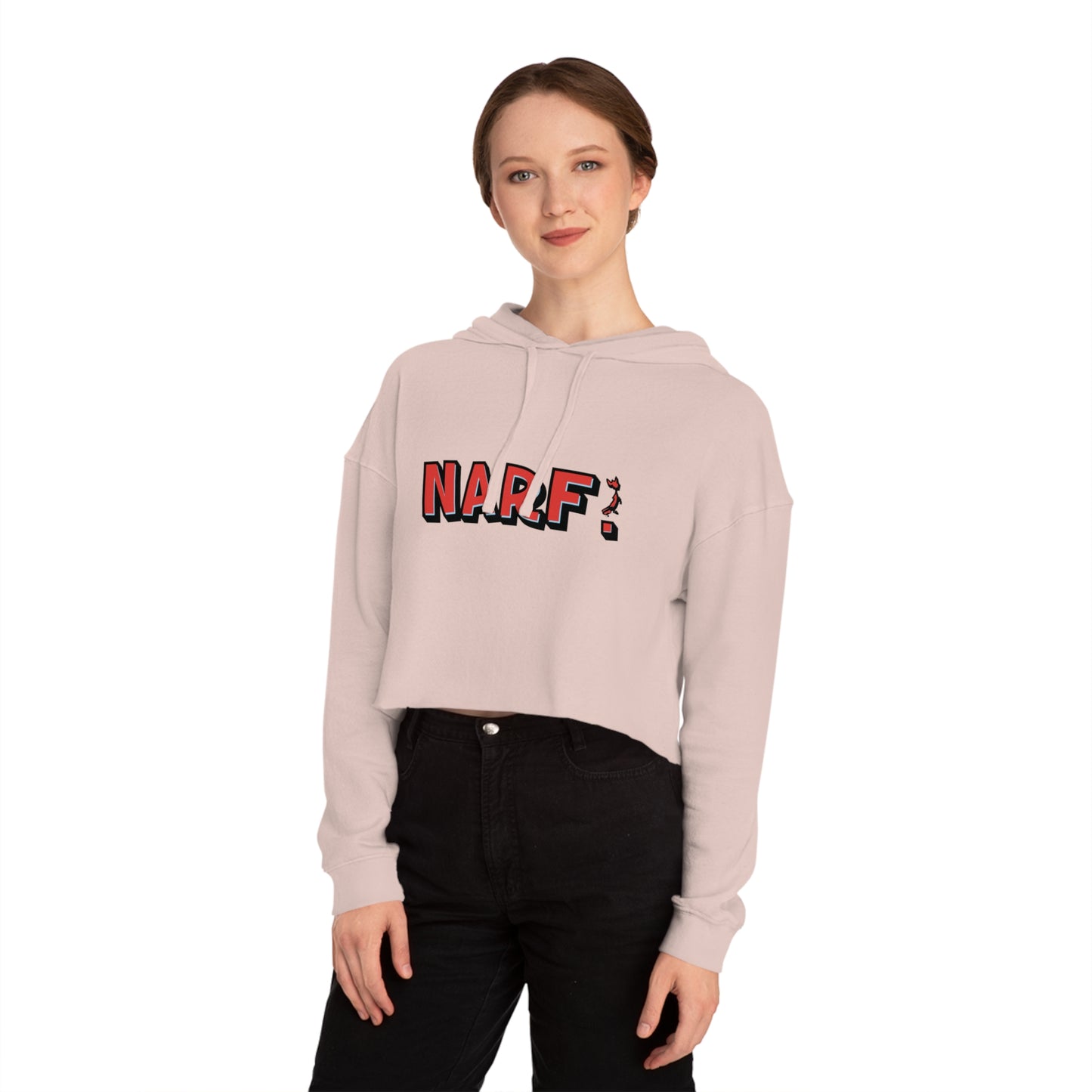 Rob Paulsen - Narf! Women’s Cropped Hooded Sweatshirt