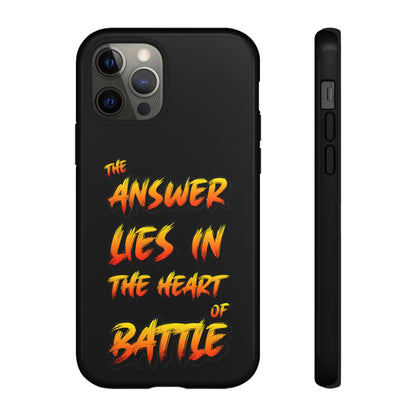 Kyle Hebert - The Answer Lies in the Heart of Battle - Phone Case