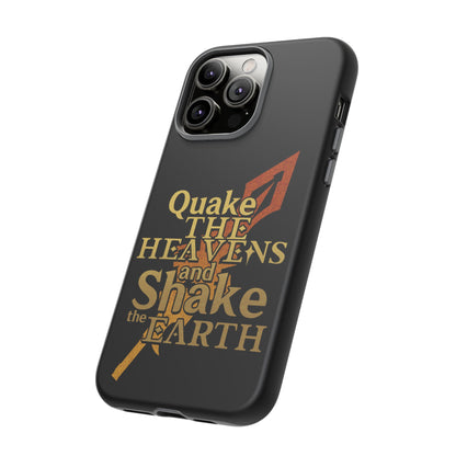 Keith Silverstein - Quake the Heavens... Quote - Cell Phone Case