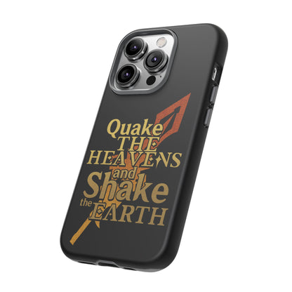 Keith Silverstein - Quake the Heavens... Quote - Cell Phone Case