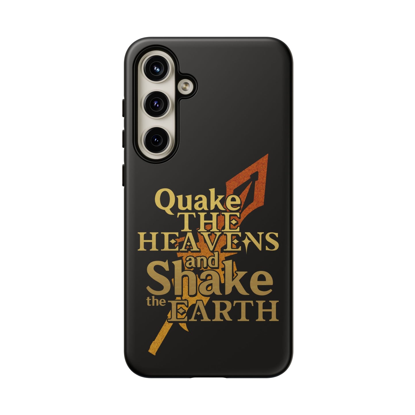 Keith Silverstein - Quake the Heavens... Quote - Cell Phone Case