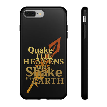 Keith Silverstein - Quake the Heavens... Quote - Cell Phone Case