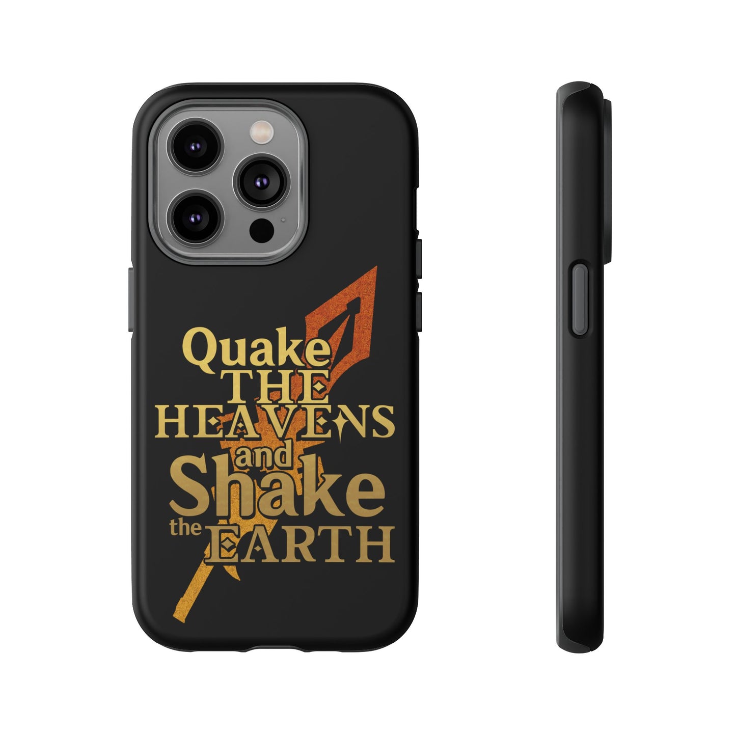 Keith Silverstein - Quake the Heavens... Quote - Cell Phone Case