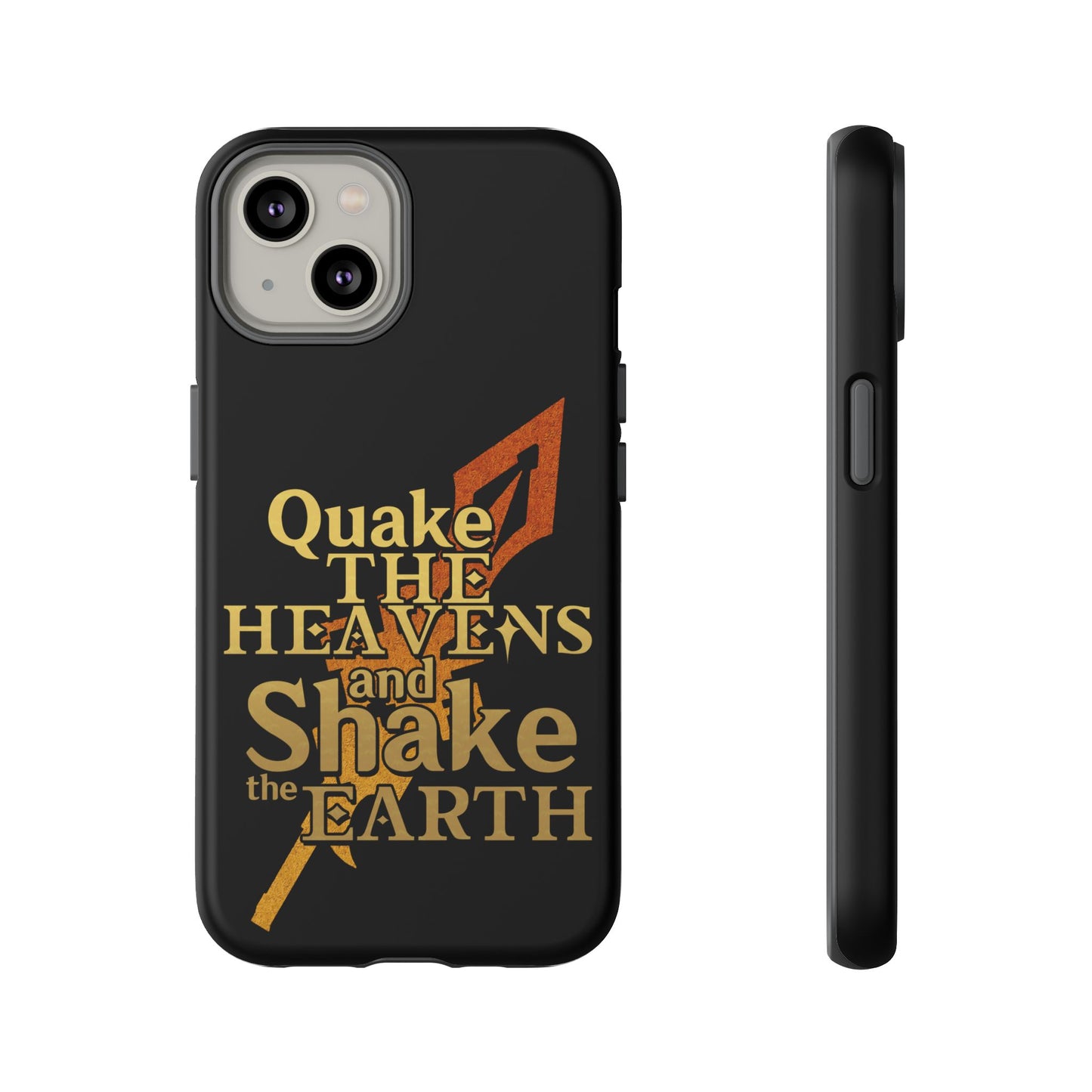 Keith Silverstein - Quake the Heavens... Quote - Cell Phone Case