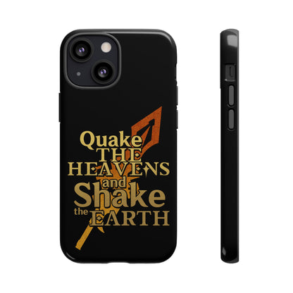 Keith Silverstein - Quake the Heavens... Quote - Cell Phone Case