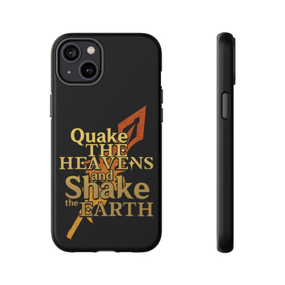 Keith Silverstein - Quake the Heavens... Quote - Cell Phone Case