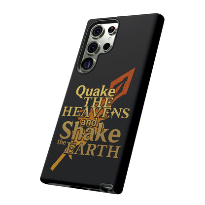 Keith Silverstein - Quake the Heavens... Quote - Cell Phone Case