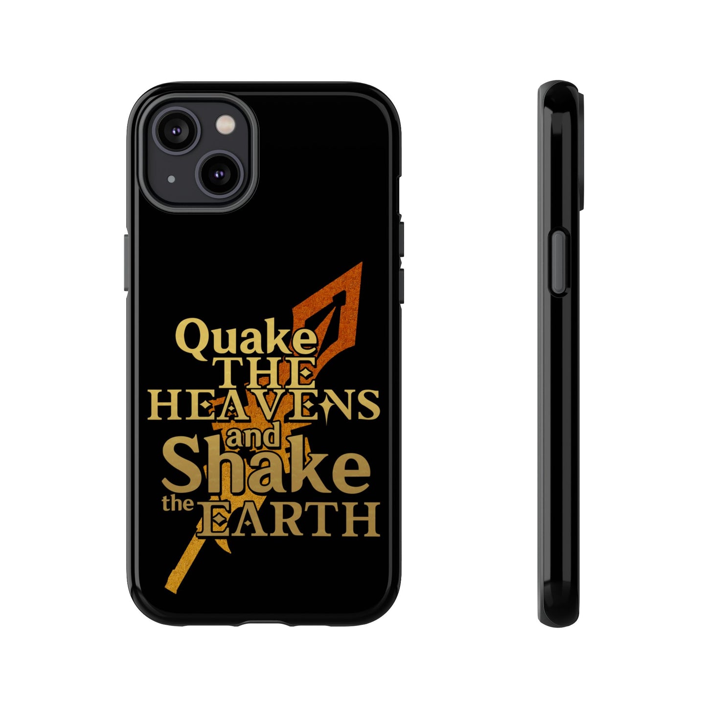 Keith Silverstein - Quake the Heavens... Quote - Cell Phone Case