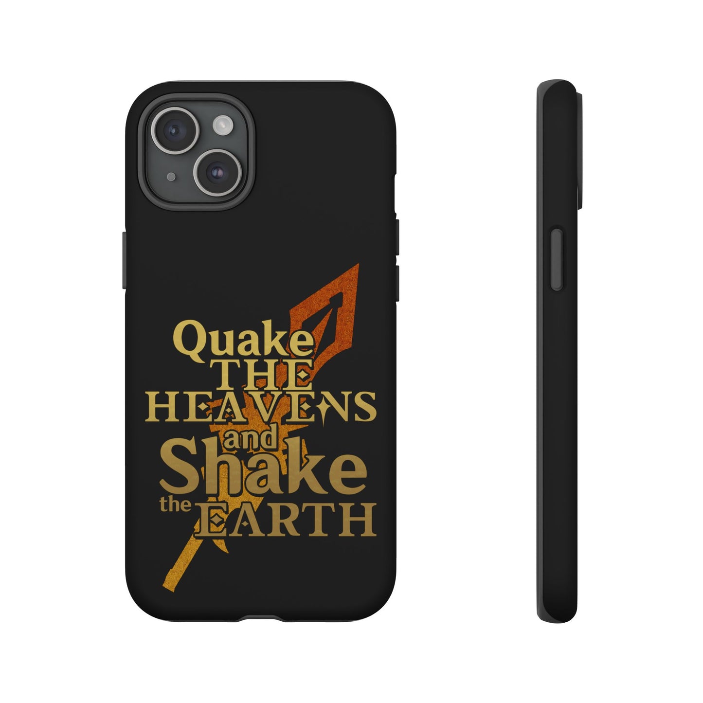 Keith Silverstein - Quake the Heavens... Quote - Cell Phone Case