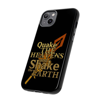 Keith Silverstein - Quake the Heavens... Quote - Cell Phone Case