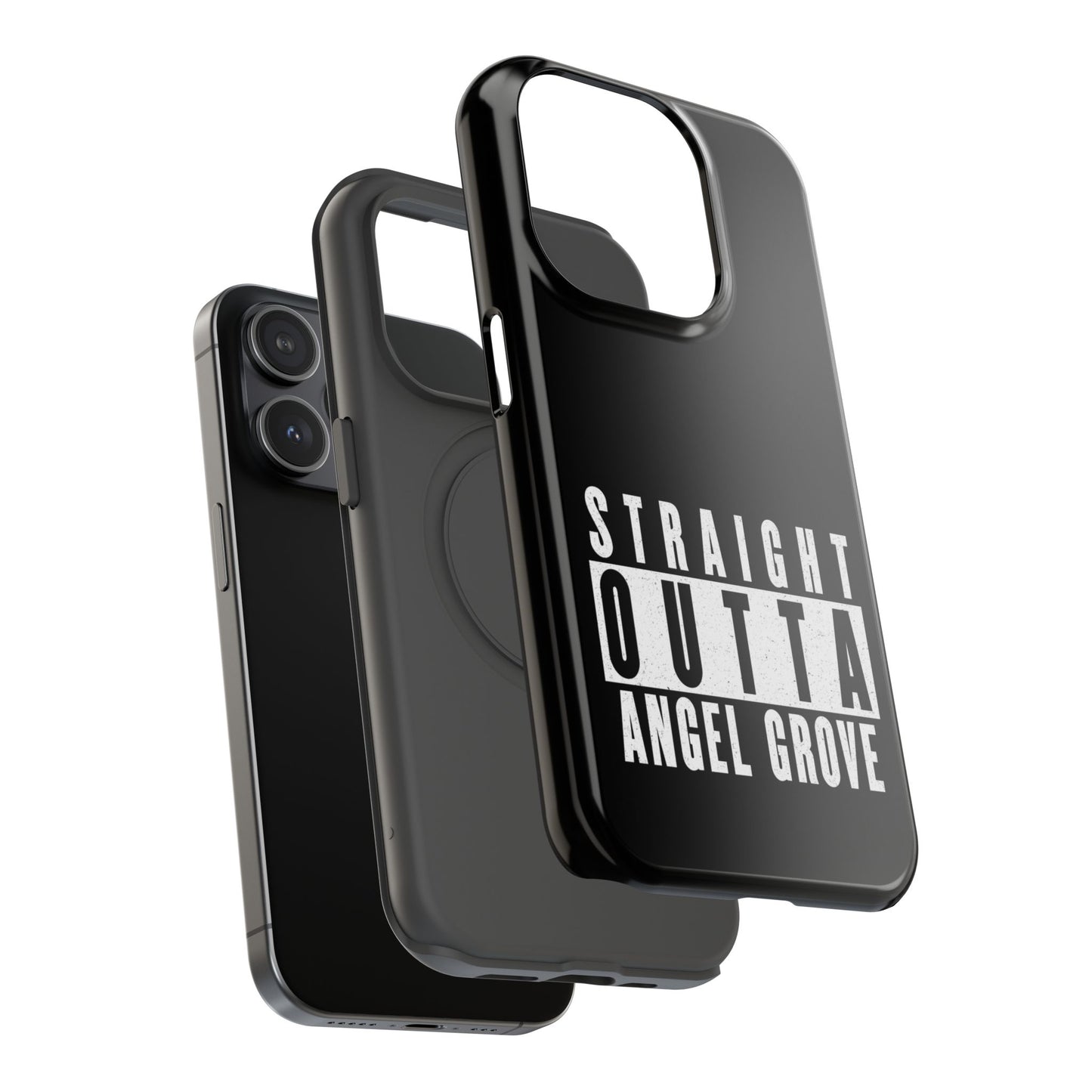 Walter Jones - Straight Outta Angel Grove - Black - Impact-Resistant Case