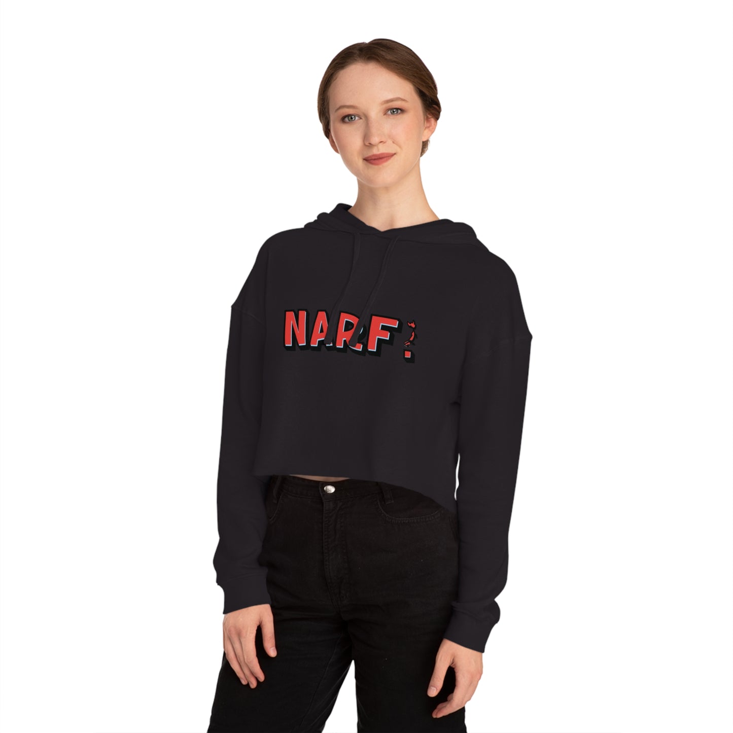 Rob Paulsen - Narf! Women’s Cropped Hooded Sweatshirt