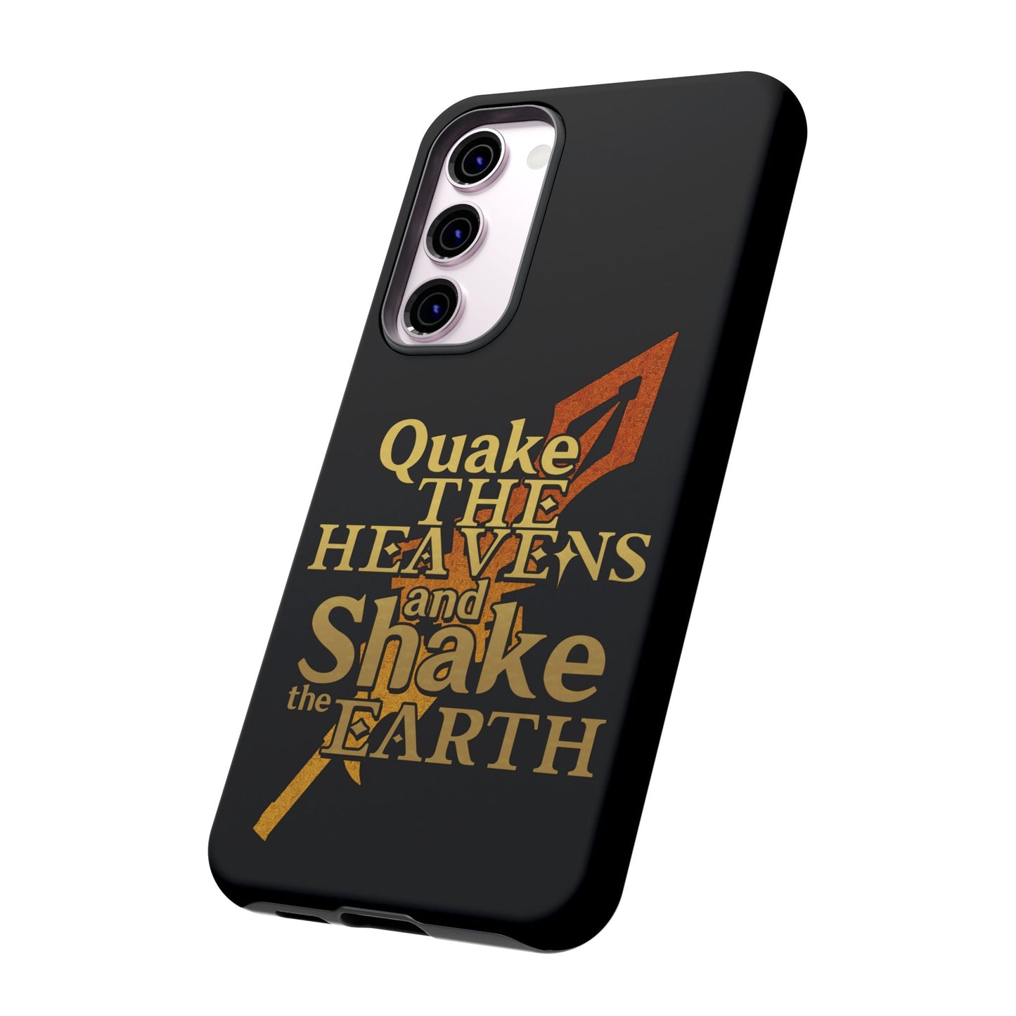 Keith Silverstein - Quake the Heavens... Quote - Cell Phone Case