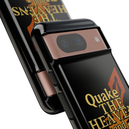 Keith Silverstein - Quake the Heavens... Quote - Cell Phone Case