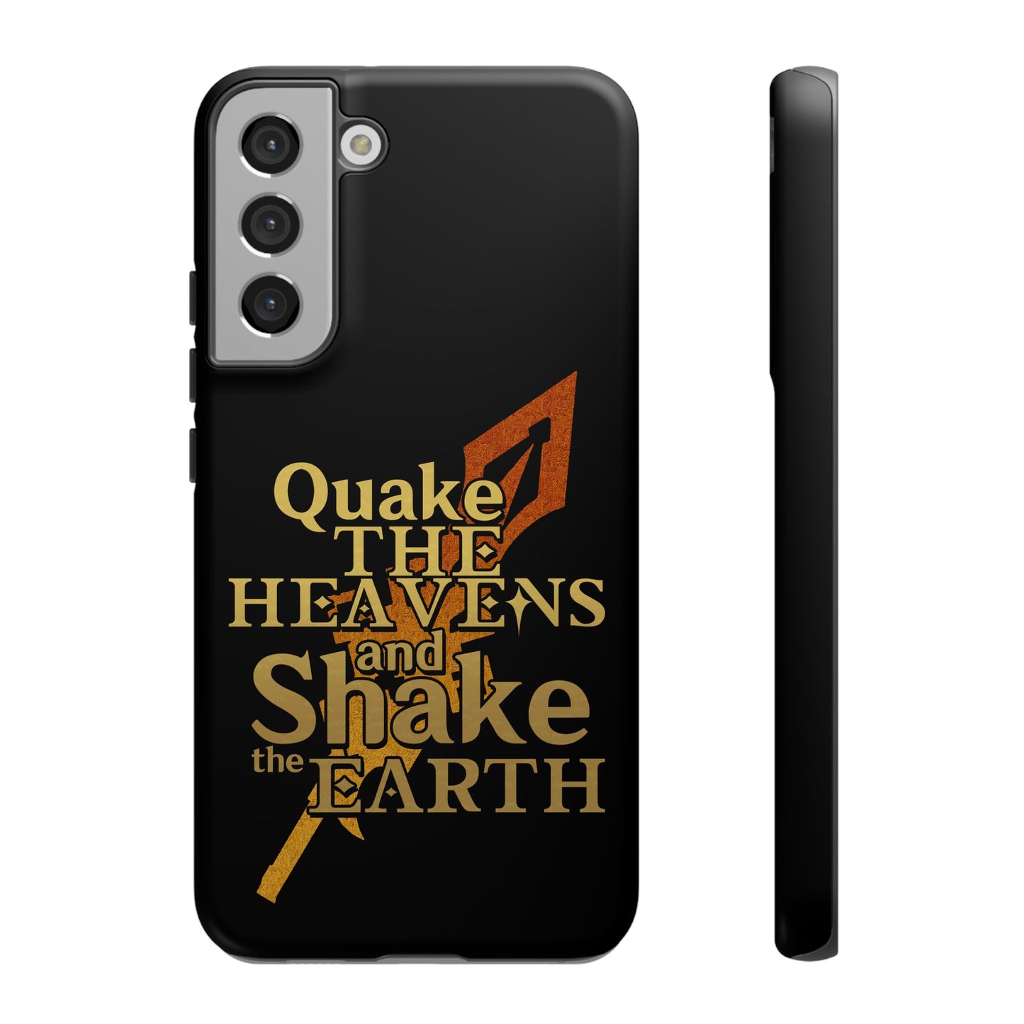 Keith Silverstein - Quake the Heavens... Quote - Cell Phone Case