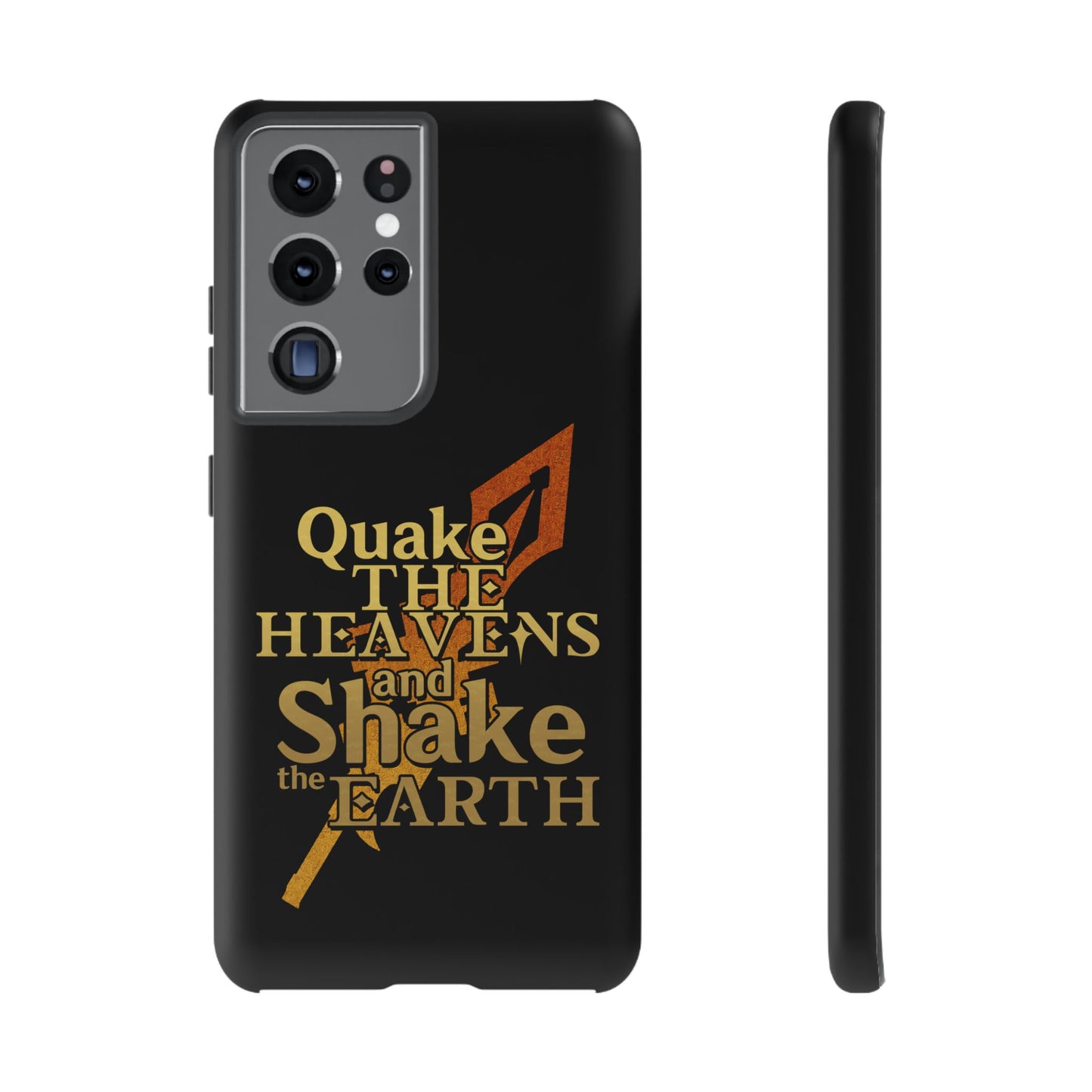 Keith Silverstein - Quake the Heavens... Quote - Cell Phone Case