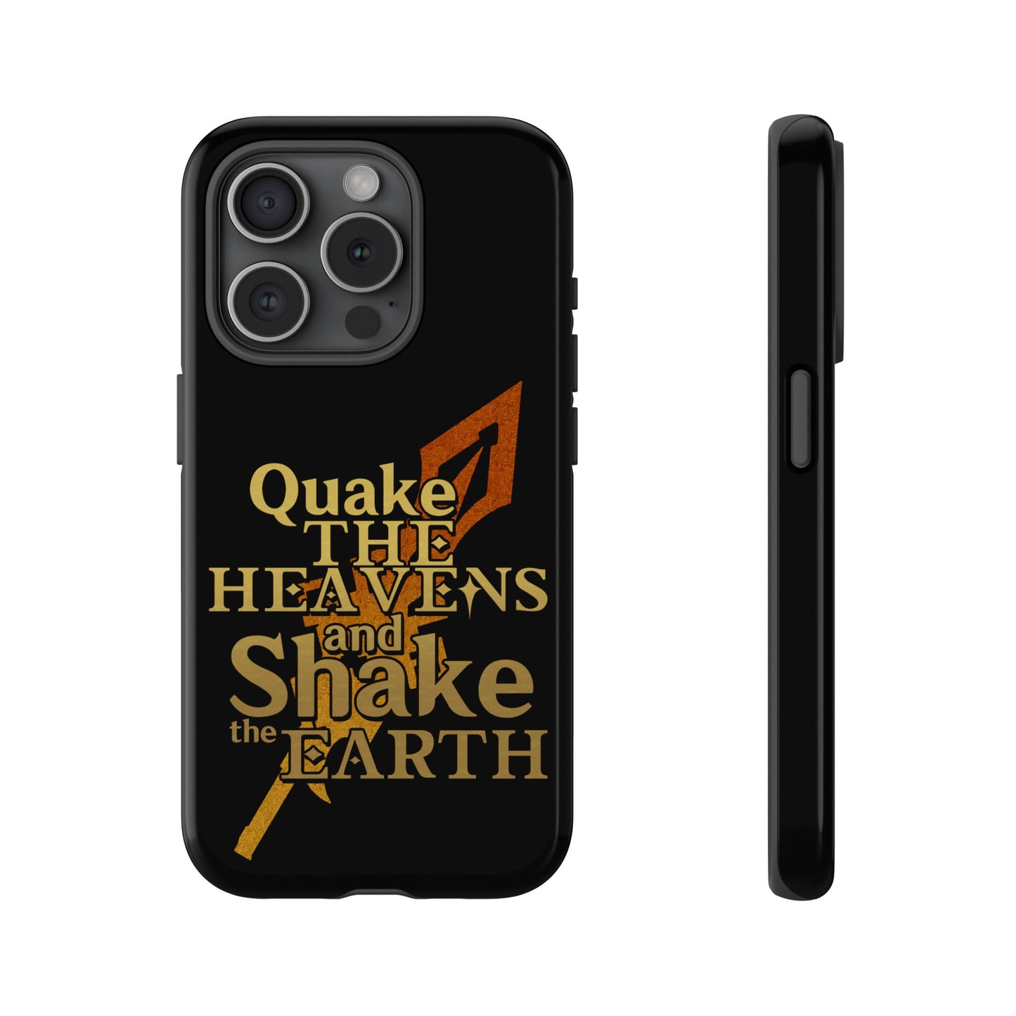 Keith Silverstein - Quake the Heavens... Quote - Cell Phone Case