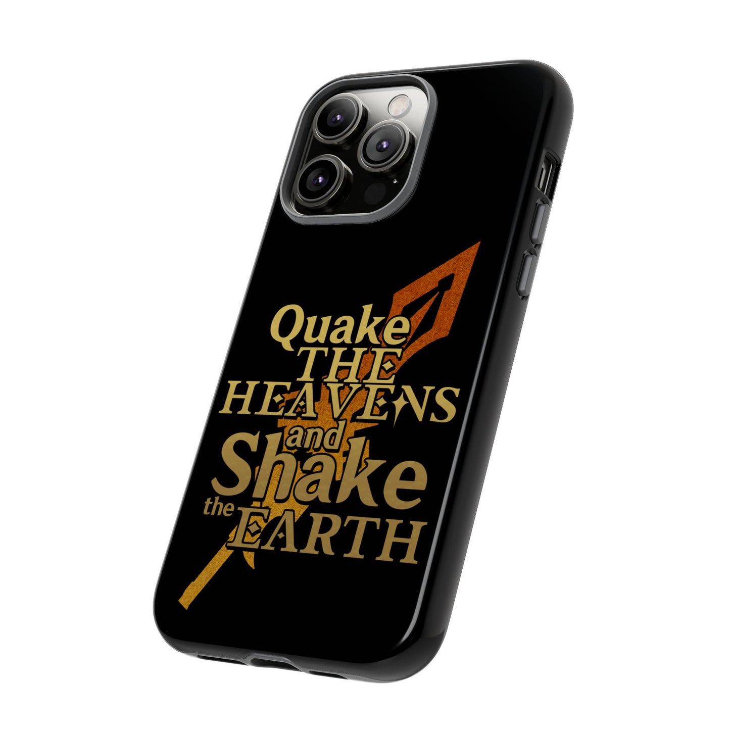 Keith Silverstein - Quake the Heavens... Quote - Cell Phone Case