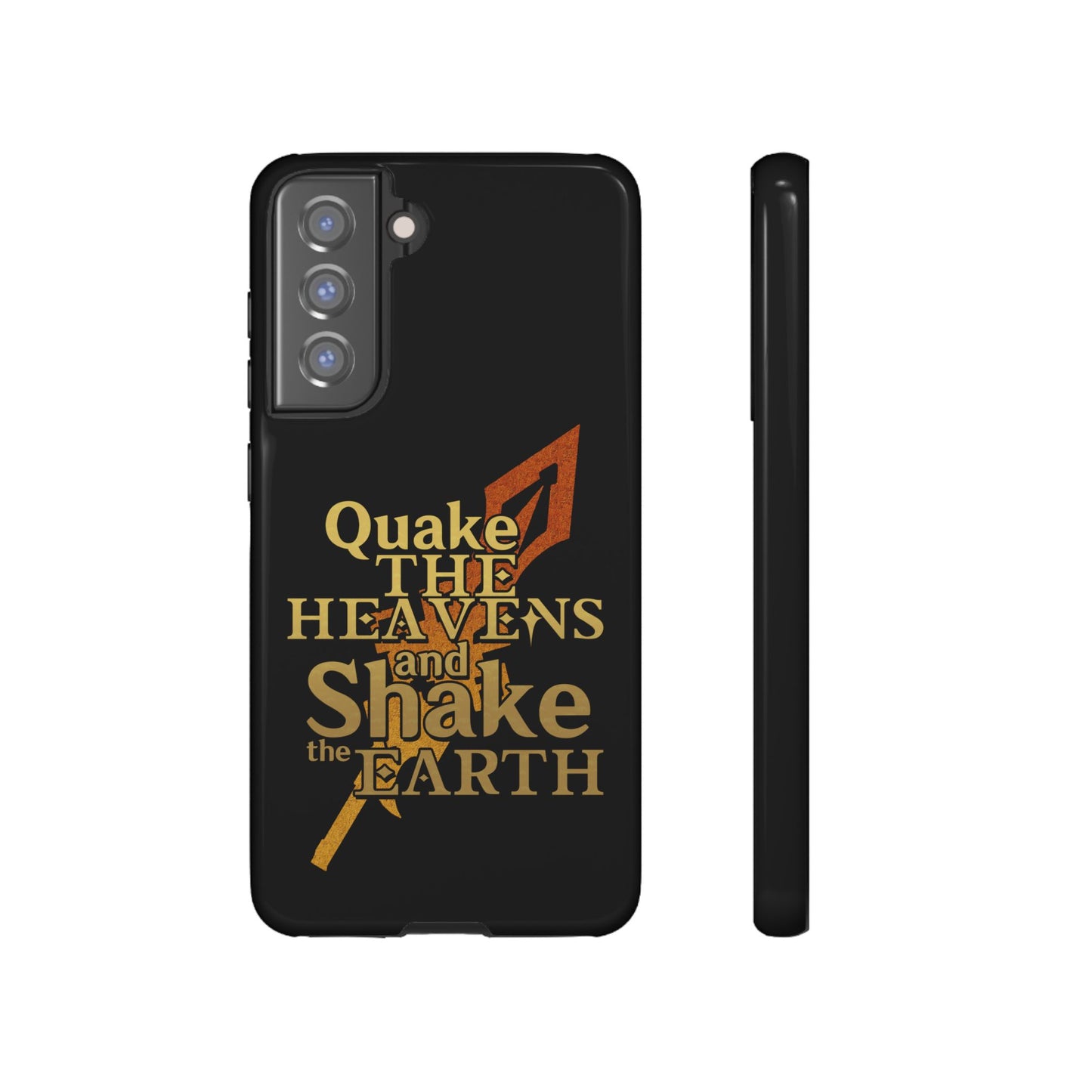 Keith Silverstein - Quake the Heavens... Quote - Cell Phone Case