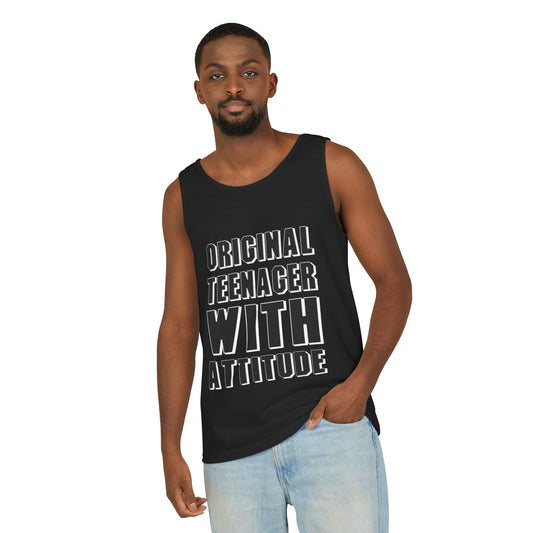 Walter Jones - Original Teenager With Attitude (Black Font) - Tank Top