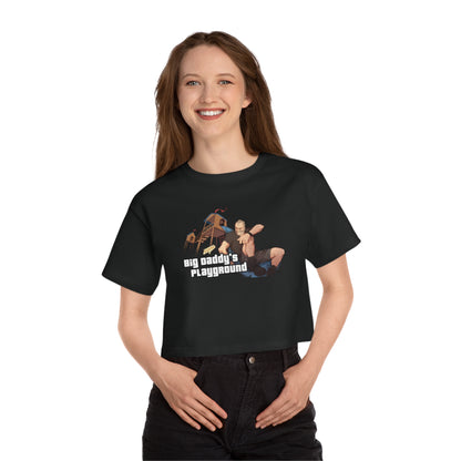 Ned Luke - Big Daddy's Playground (Logo C) - Women's Cropped T-shirt