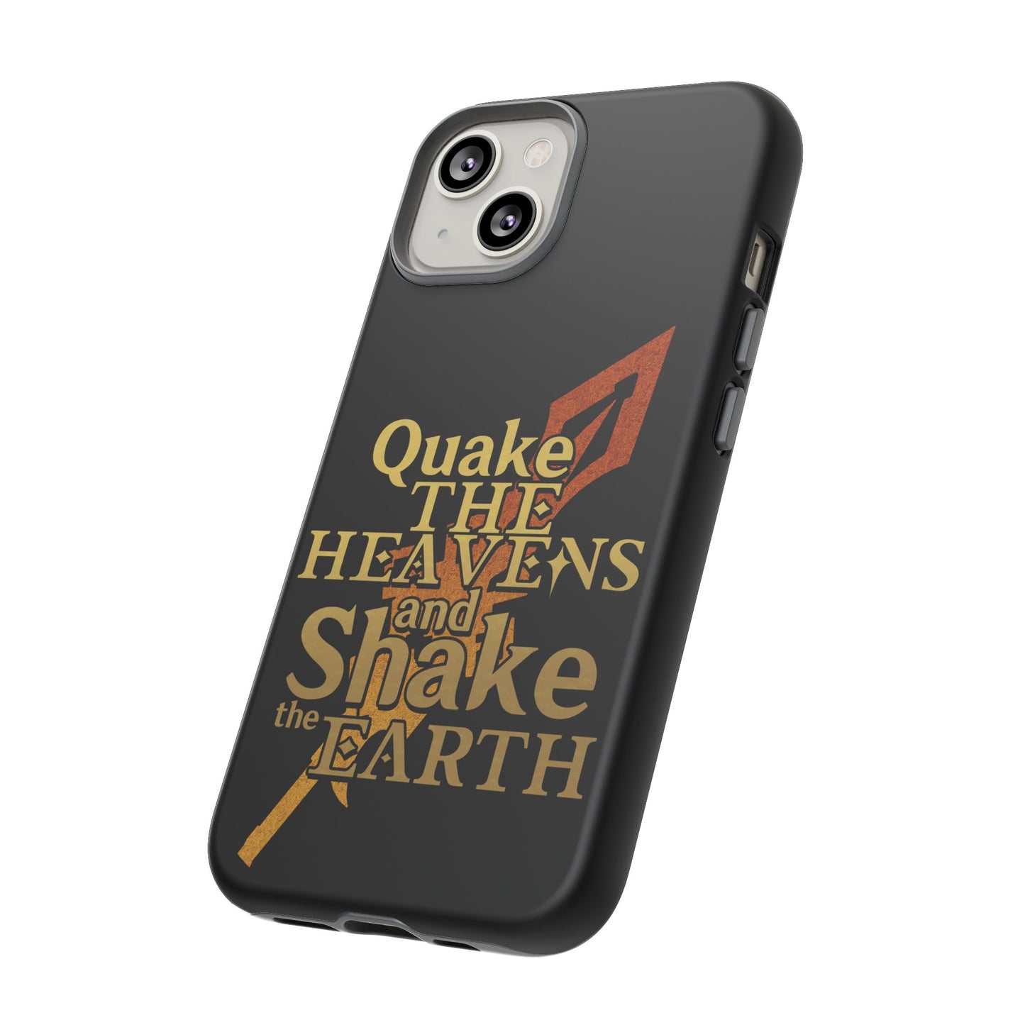 Keith Silverstein - Quake the Heavens... Quote - Cell Phone Case