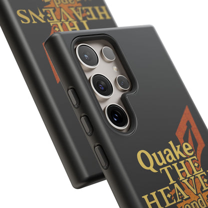 Keith Silverstein - Quake the Heavens... Quote - Cell Phone Case