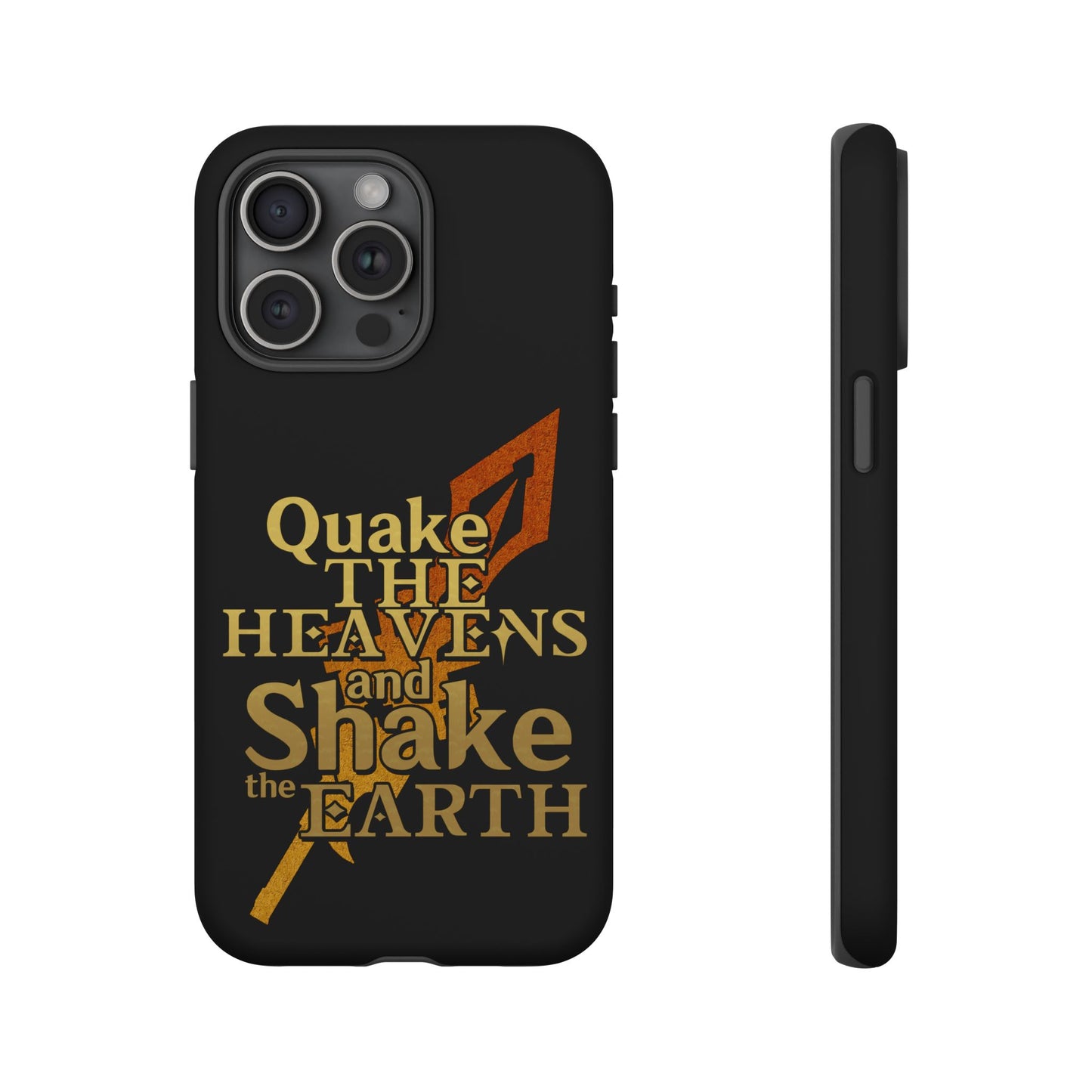 Keith Silverstein - Quake the Heavens... Quote - Cell Phone Case