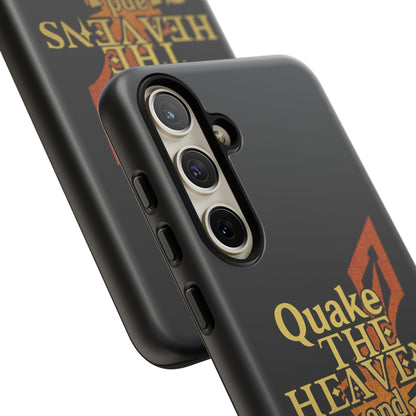 Keith Silverstein - Quake the Heavens... Quote - Cell Phone Case