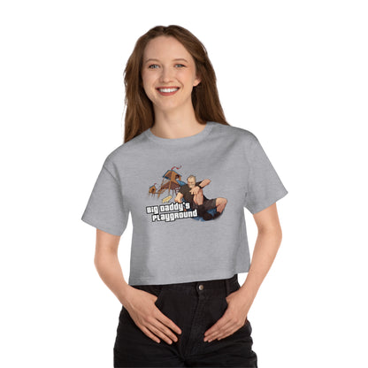 Ned Luke - Big Daddy's Playground (Logo C) - Women's Cropped T-shirt