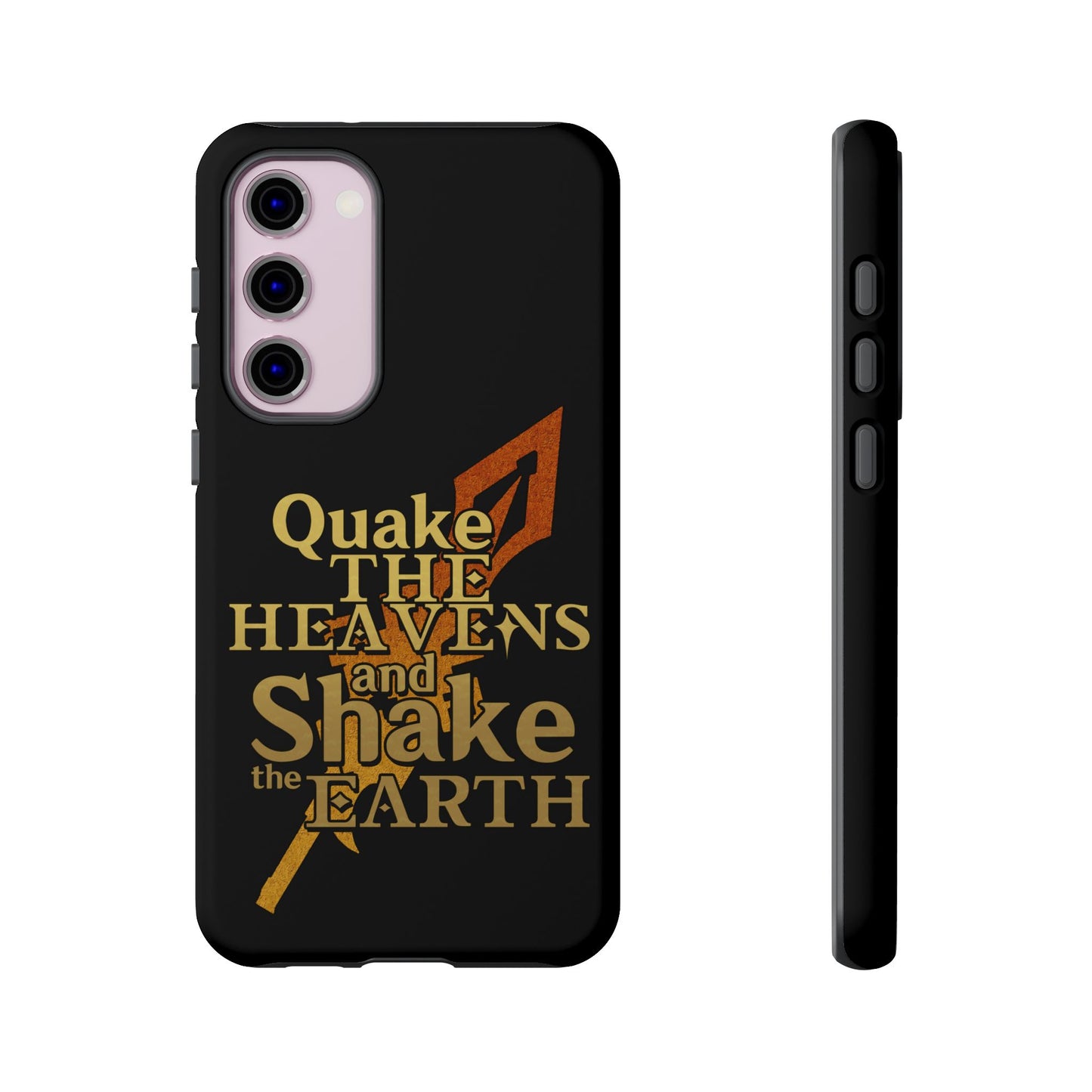 Keith Silverstein - Quake the Heavens... Quote - Cell Phone Case