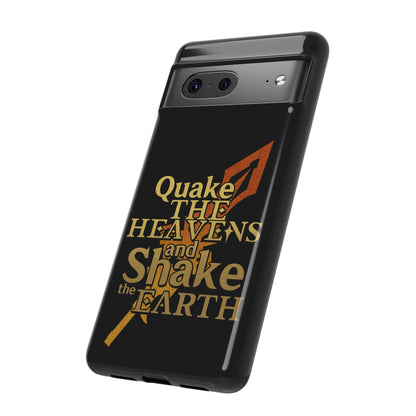 Keith Silverstein - Quake the Heavens... Quote - Cell Phone Case