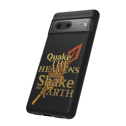 Keith Silverstein - Quake the Heavens... Quote - Cell Phone Case